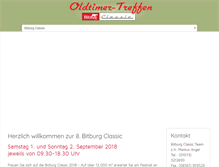 Tablet Screenshot of bitburg-classic.de